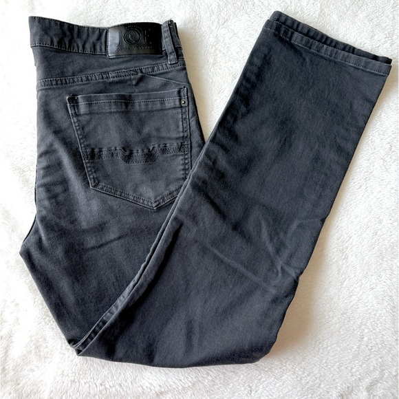 Joseph Abboud Men's Slim Jeans - Dark Gray - Picture 1 of 6
